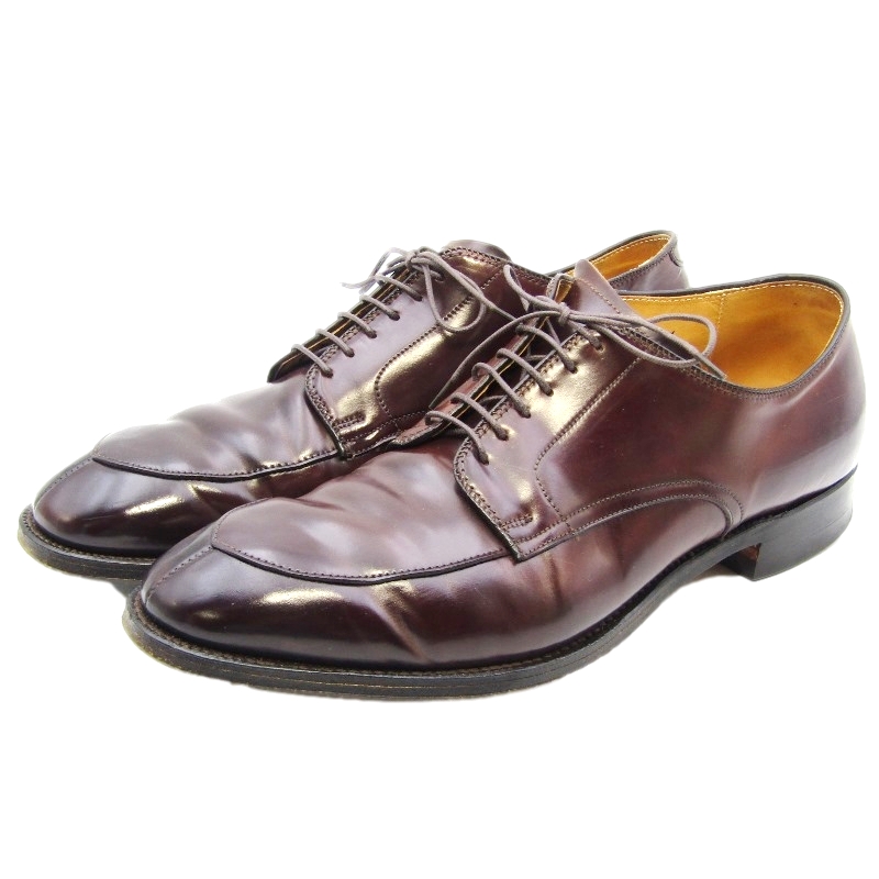 靴 ALDEN #54321 cordovan 8B/D 26cm Alden 54321 Color 8 Shell Cordovan V-Tip Blucher | Alden